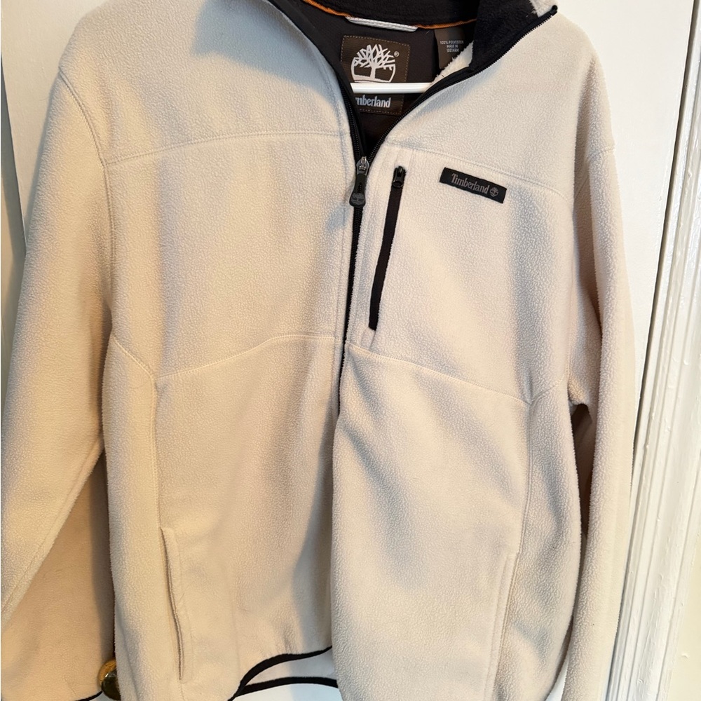 Timberland Men's Beige Fleece Jacket